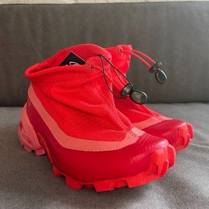 Salomon x MM6 Margiela Cross Low Drawstring Red, size 5 NWT